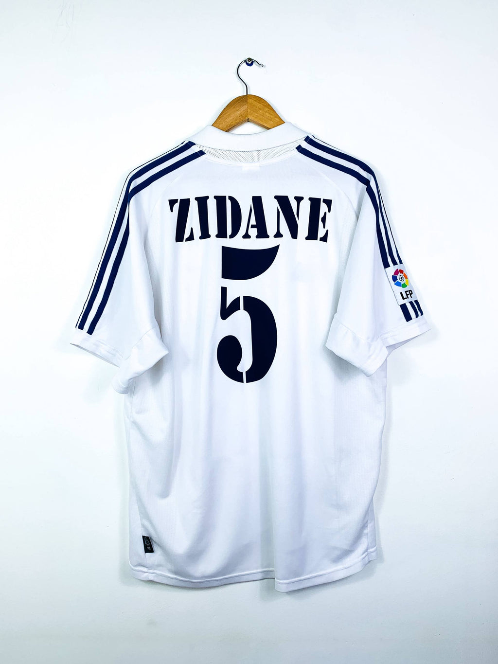 REAL MADRID 2001/2002 HOME SHIRT #5 ZIDANE [L]