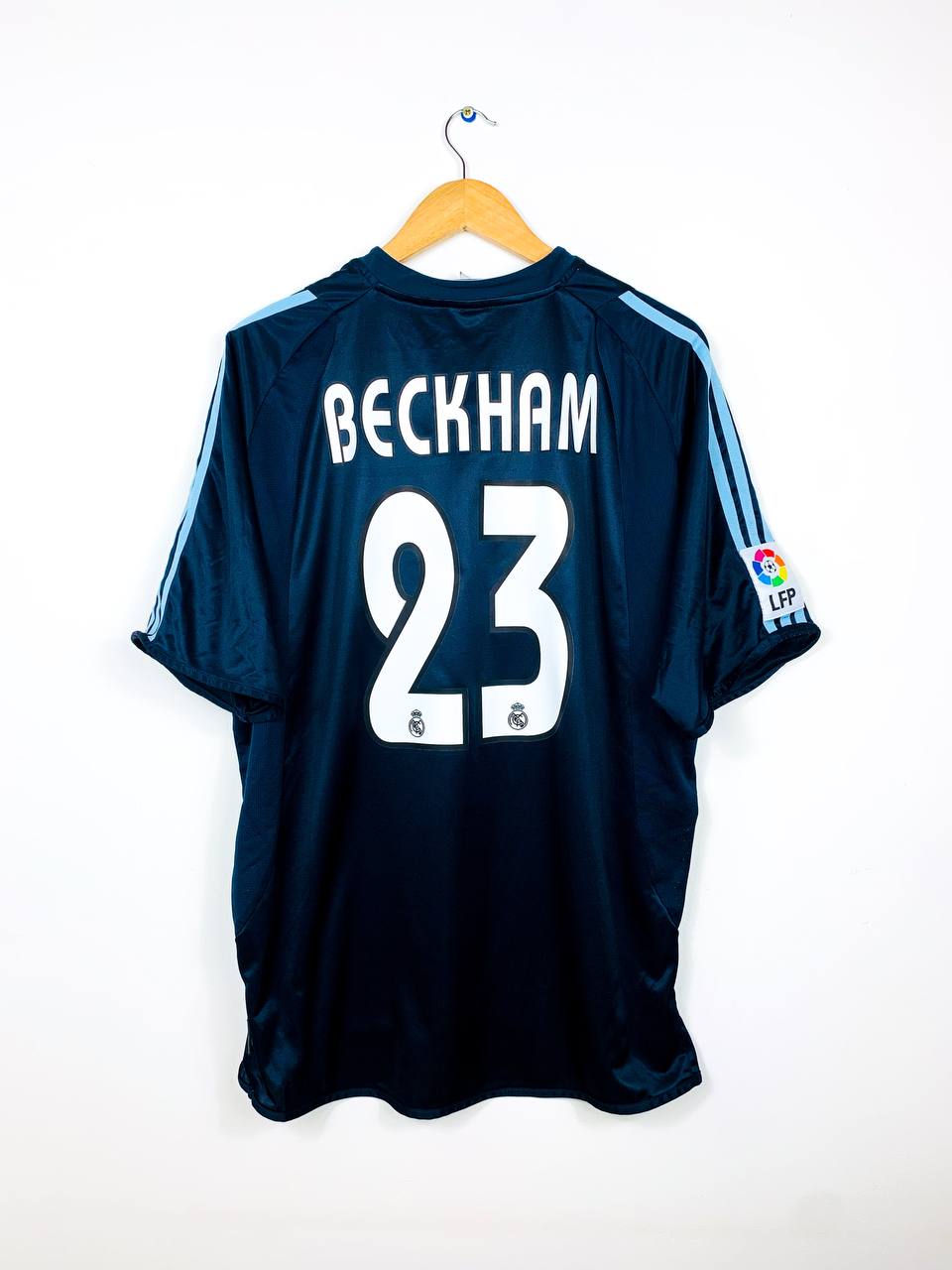 REAL MADRID 2003/2004 AWAY SHIRT #23 BECKHAM