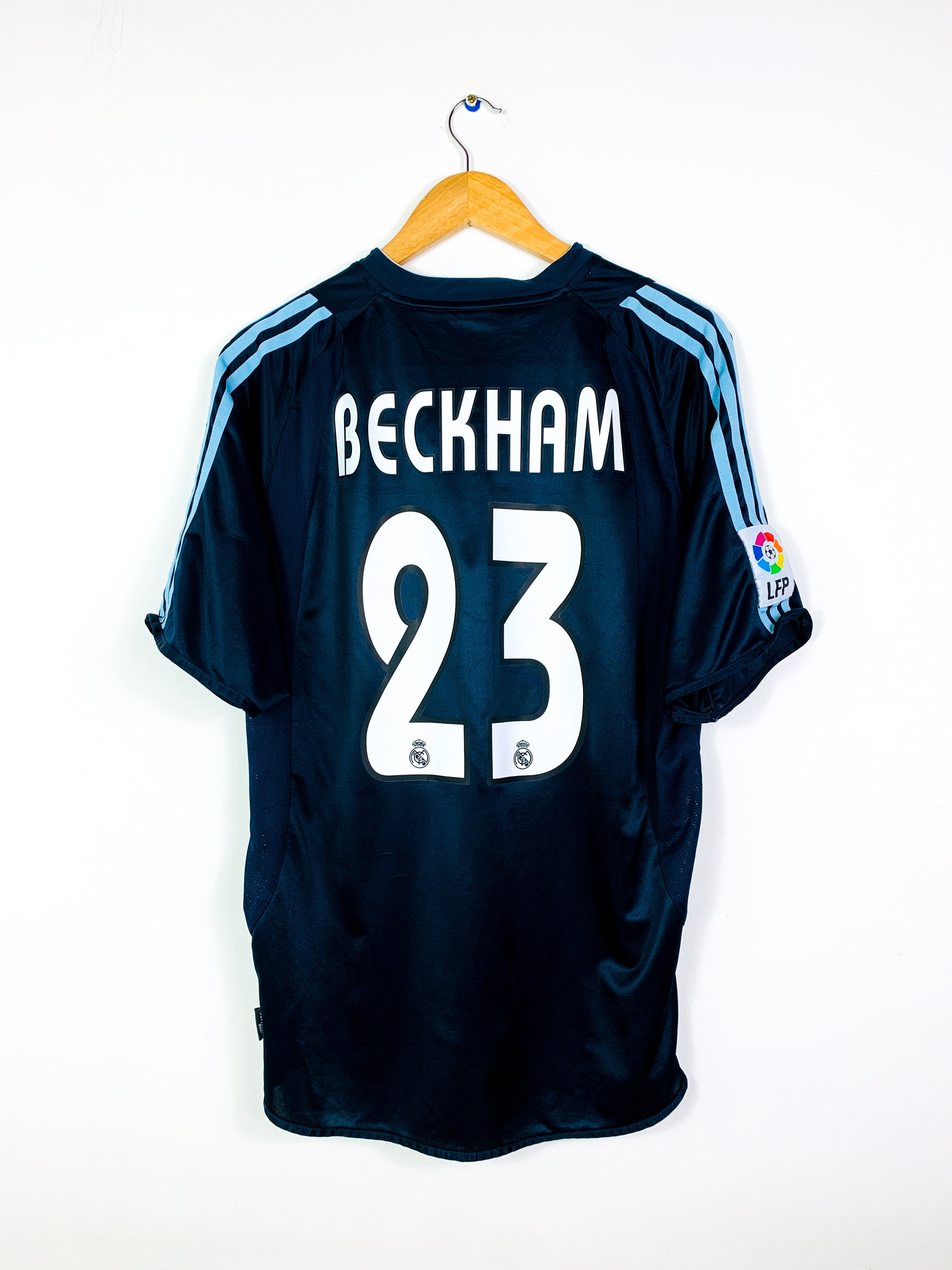 REAL MADRID 2003/2004 AWAY SHIRT #23 BECKHAM [L]