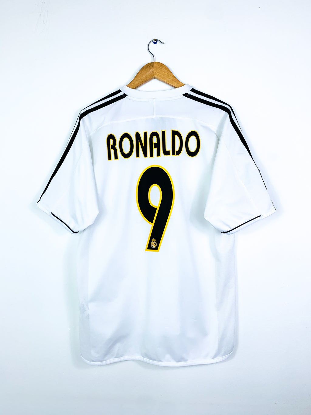 REAL MADRID 2003/2004 HOME SHIRT #9 RONALDO