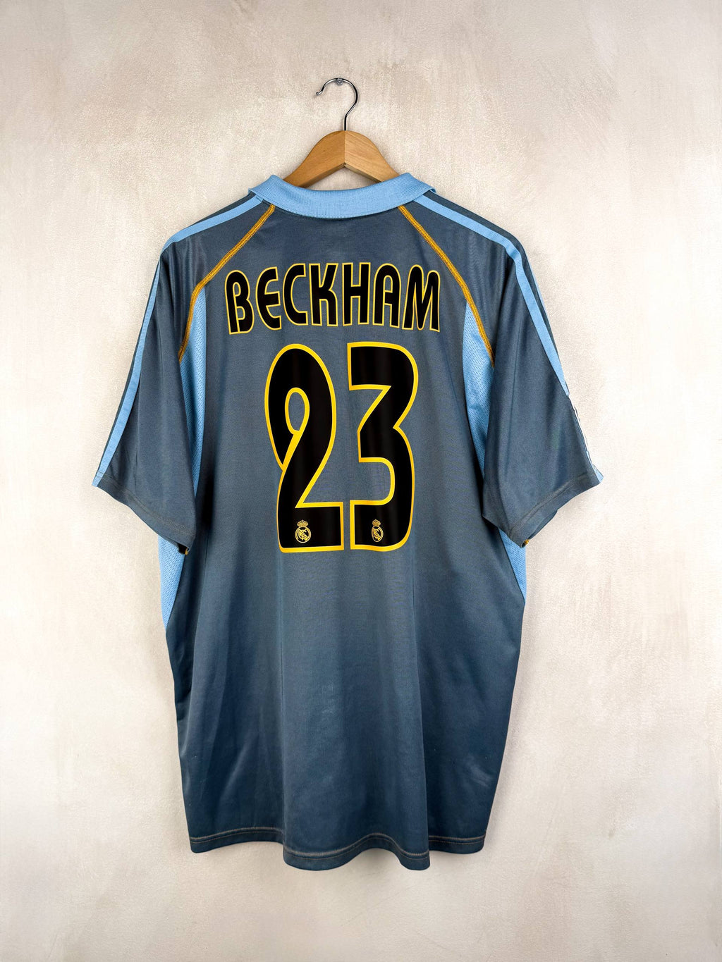REAL MADRID 2003/2004 THIRD SHIRT #23 BECKHAM [L]