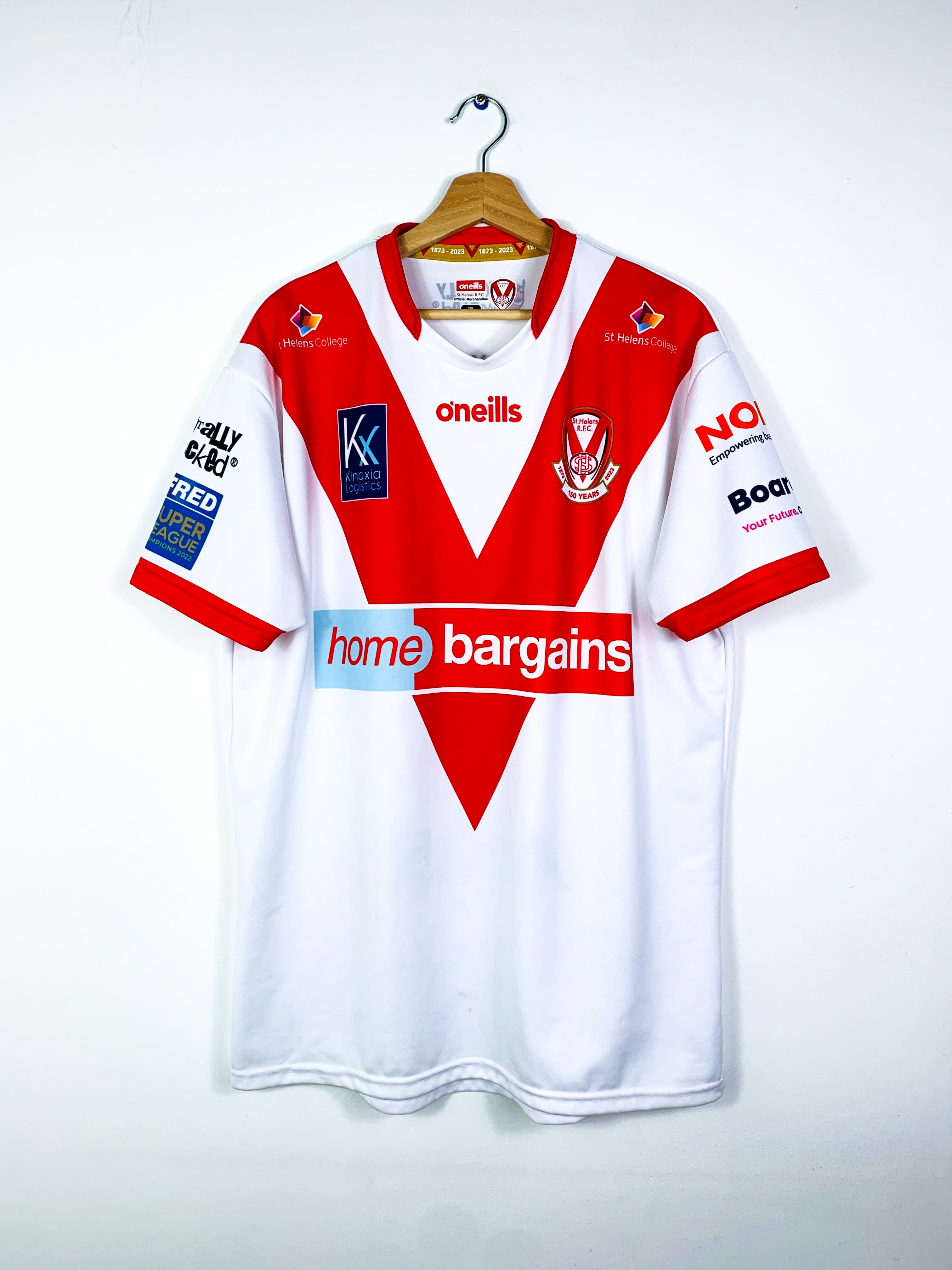 ST HELENS 2023 HOME RUGBY SHIRT [XXL]