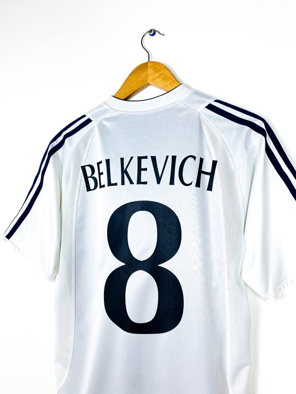 DYNAMO KYIV 2003/2004 HOME SHIRT #8 BELKEVICH [PLAYER ISSUE]