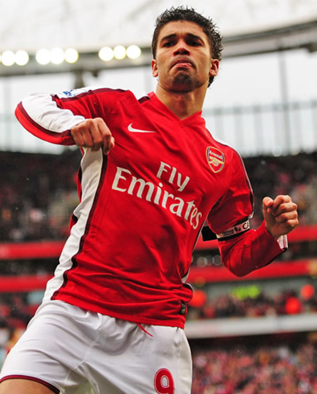 ARSENAL 2008/2010 HOME SHIRT #9 EDUARDO [L/S]