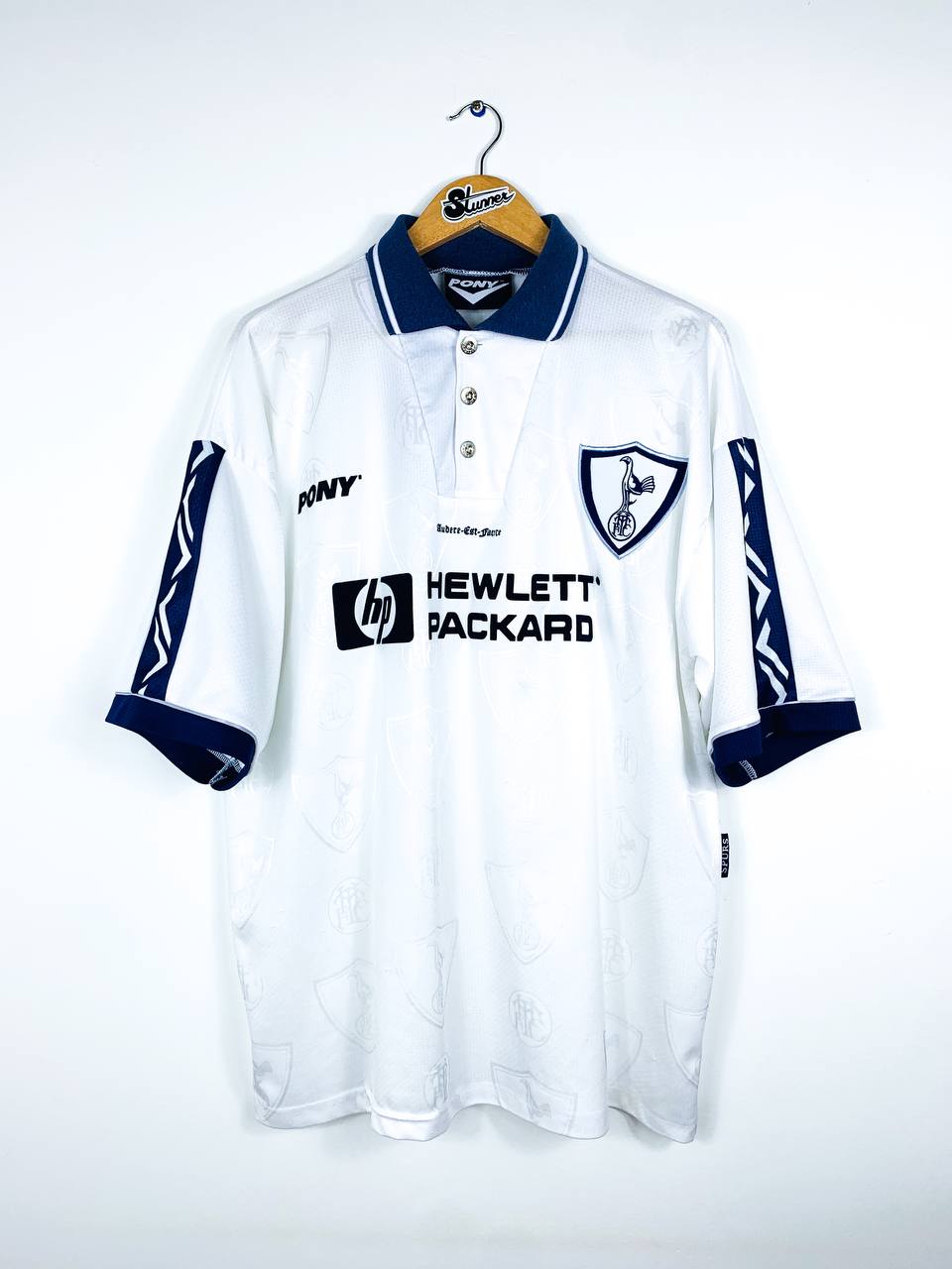 TOTTENHAM HOTSPUR 1995/1997 HOME SHIRT #10 SHERINGHAM