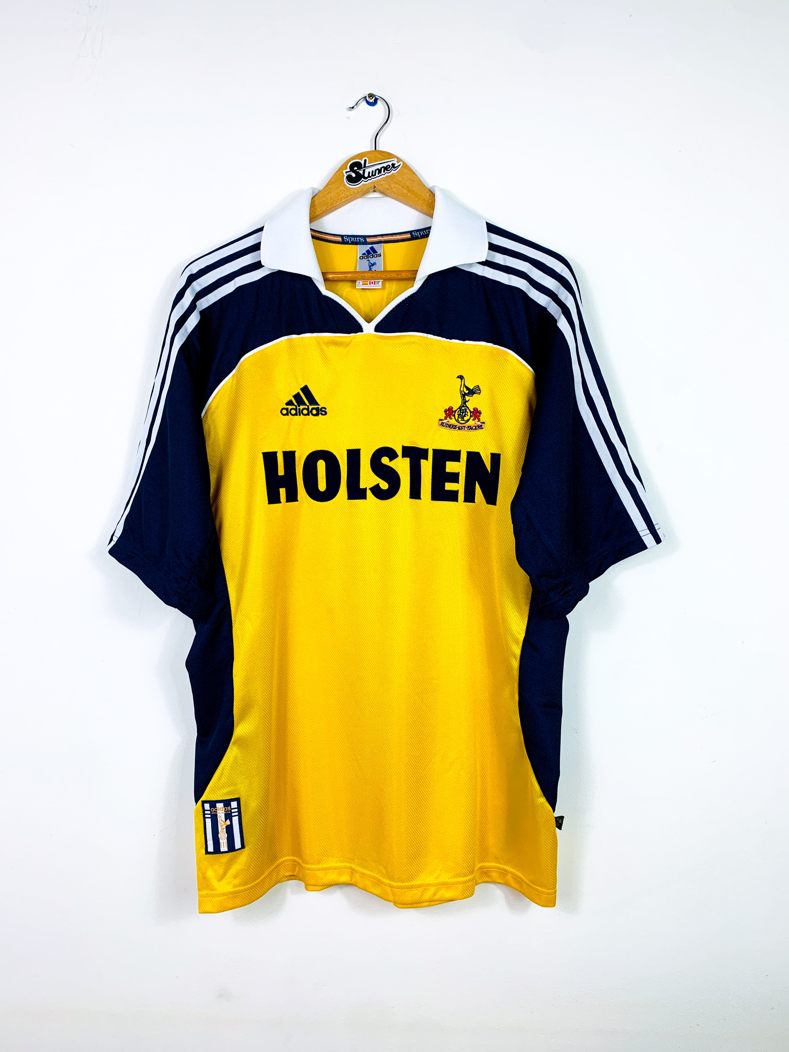 TOTTENHAM HOTSPUR 1999/2001 AWAY SHIRT #14 GINOLA [L]