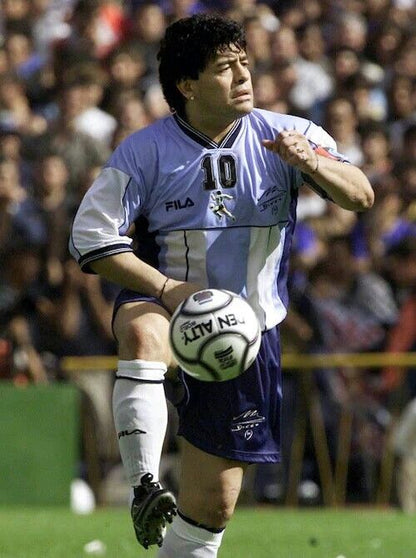 ARGENTINA 2001 SPECIAL 'TESTIMONIAL GAME' SHIRT #10 MARADONA