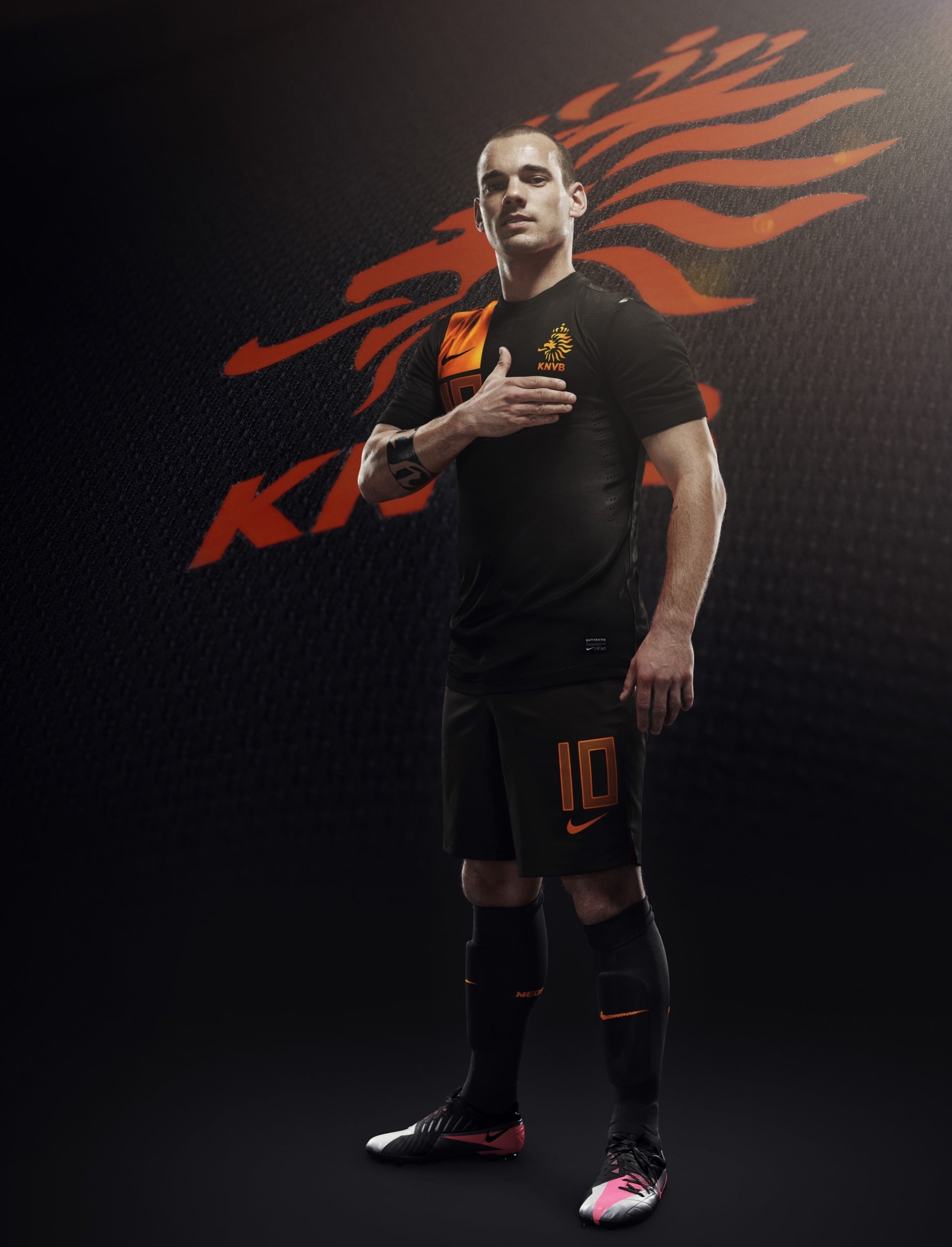 NETHERLANDS 2012/2013 AWAY SHIRT #10 SNEIJDER