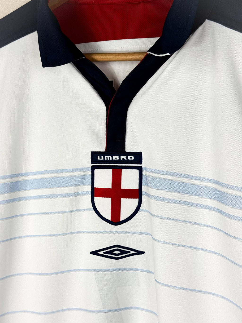 ENGLAND 2003/2005 HOME SHIRT #7 BECKHAM [XL]