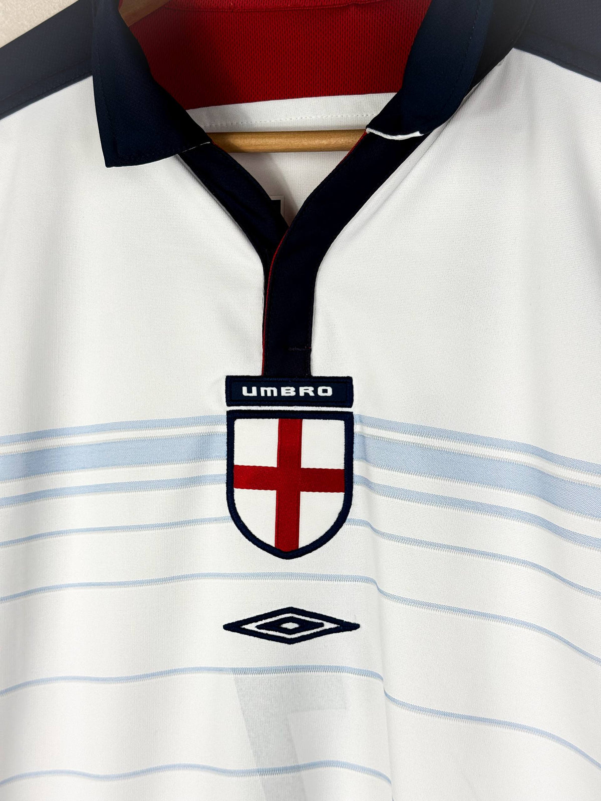 ENGLAND 2003/2005 HOME SHIRT #7 BECKHAM [XL]