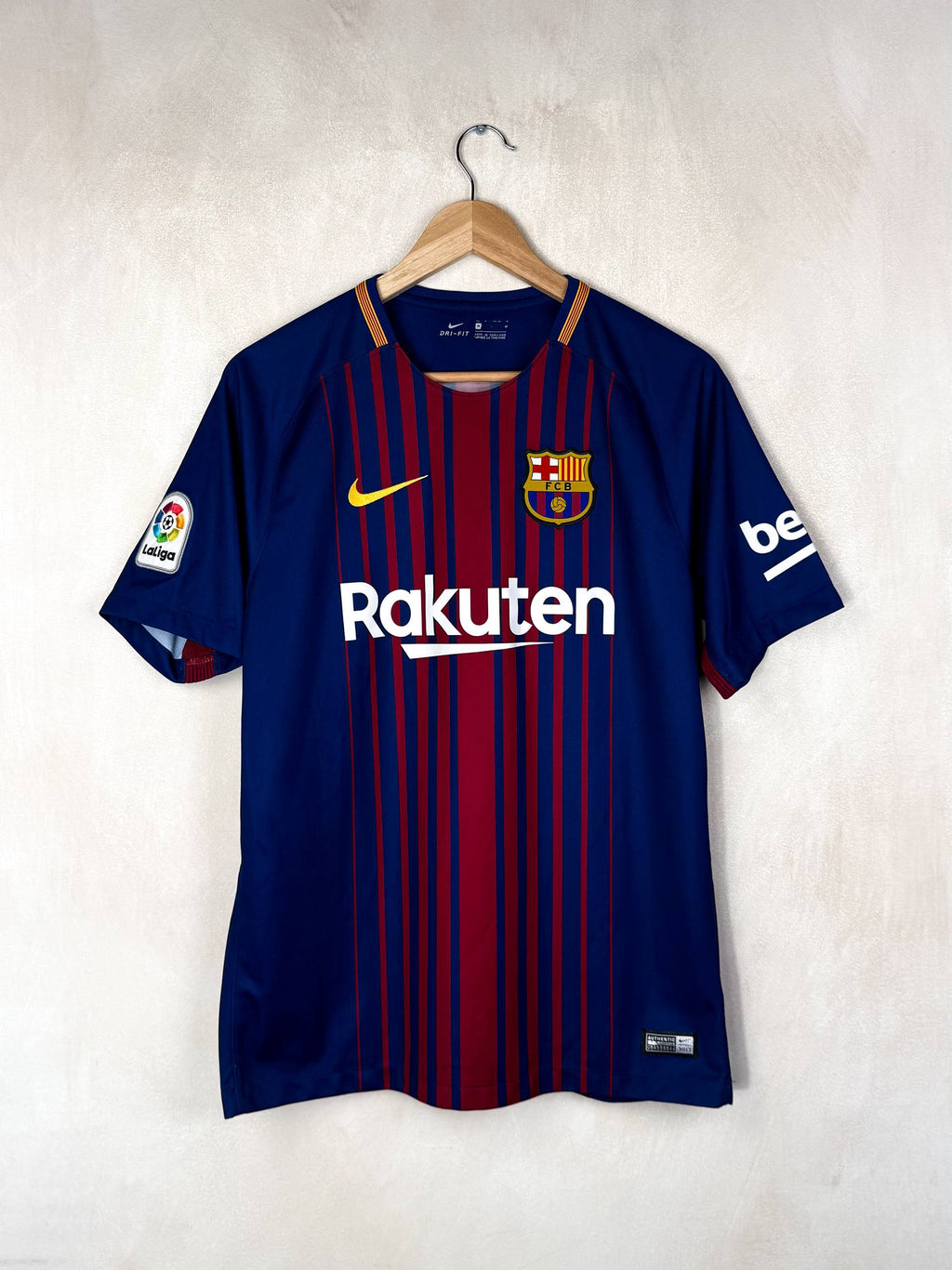 BARCELONA 2017/2018 HOME SHIRT #9 SUAREZ [M]