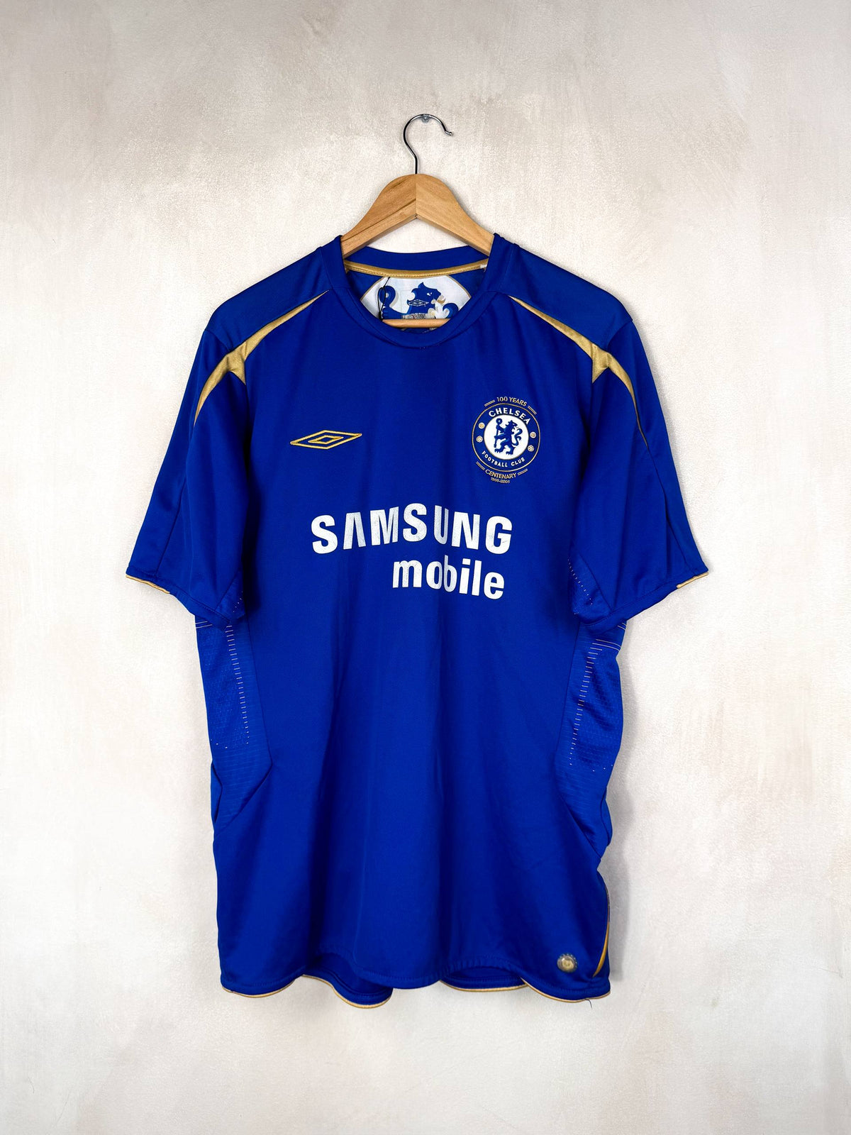 CHELSEA 2005/2006 HOME SHIRT #8 LAMPARD [XL]