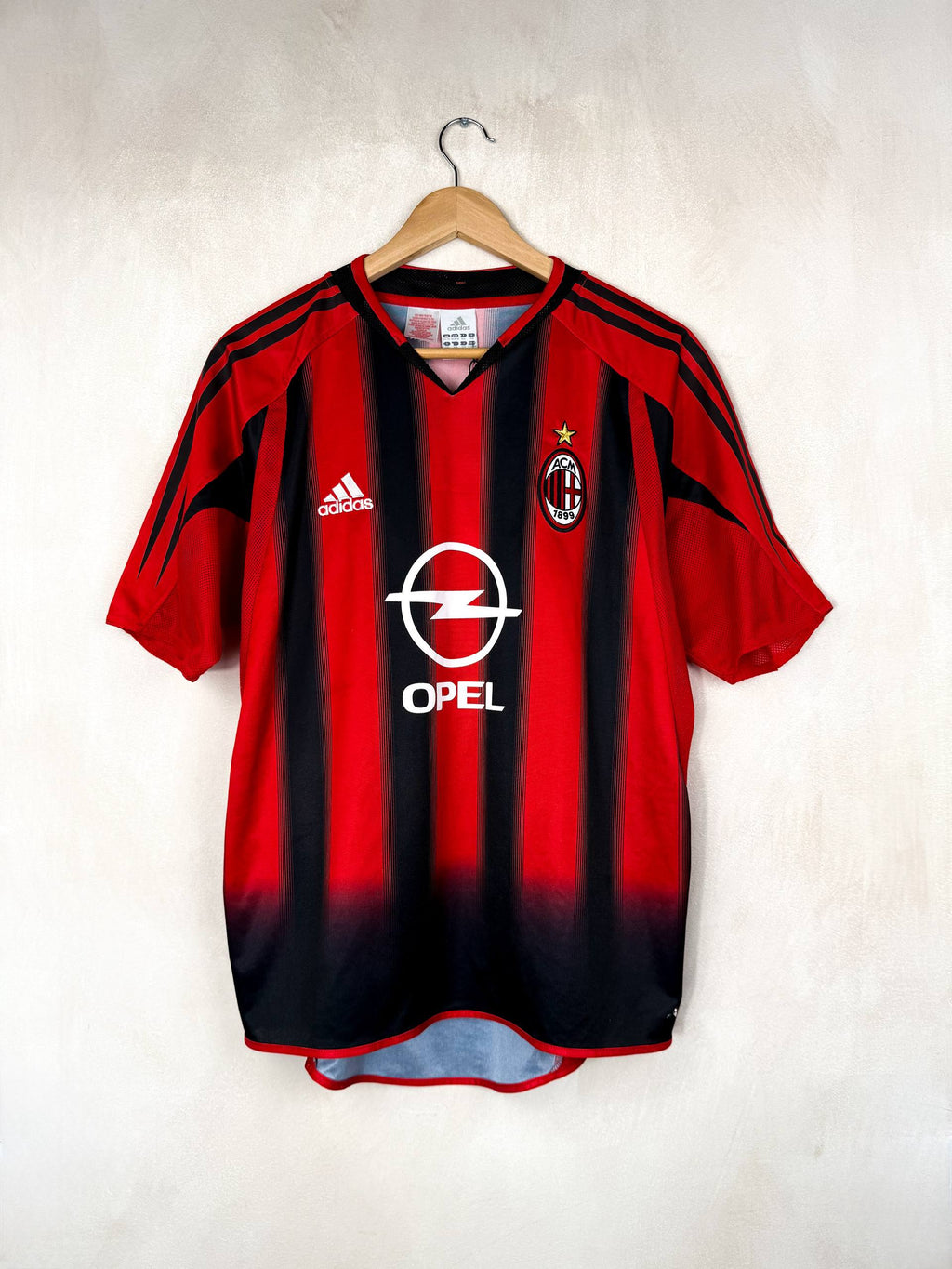 AC MILAN 2004/2005 HOME SHIRT #7 SHEVCHENKO [S - 34/36'']