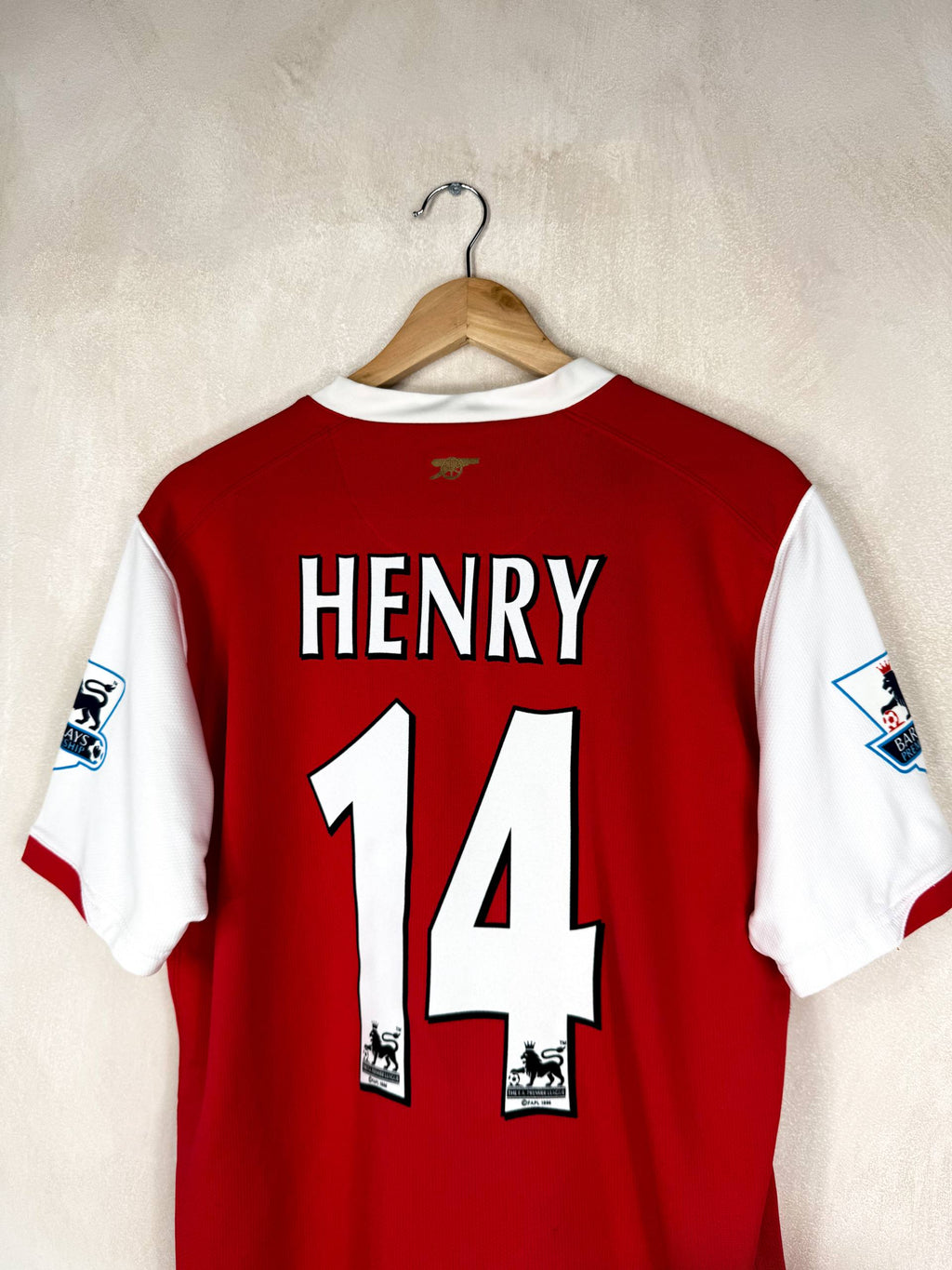ARSENAL 2006/2008 HOME SHIRT #14 HENRY [M]