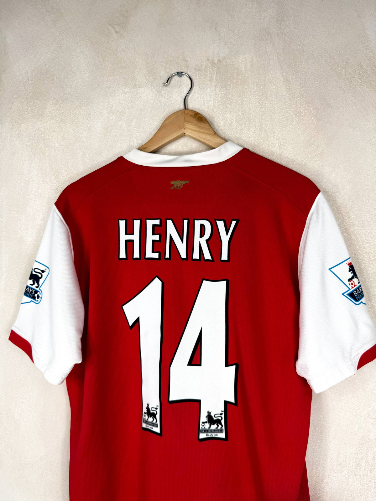 ARSENAL 2006/2008 HOME SHIRT #14 HENRY [M]