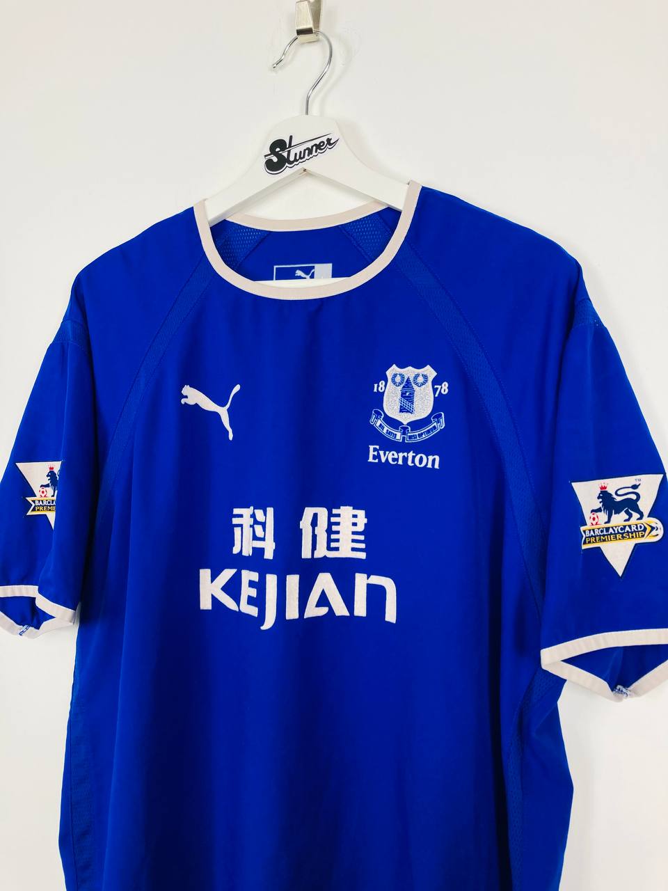 EVERTON 2003/2004 HOME SHIRT #8 RADZINSKI