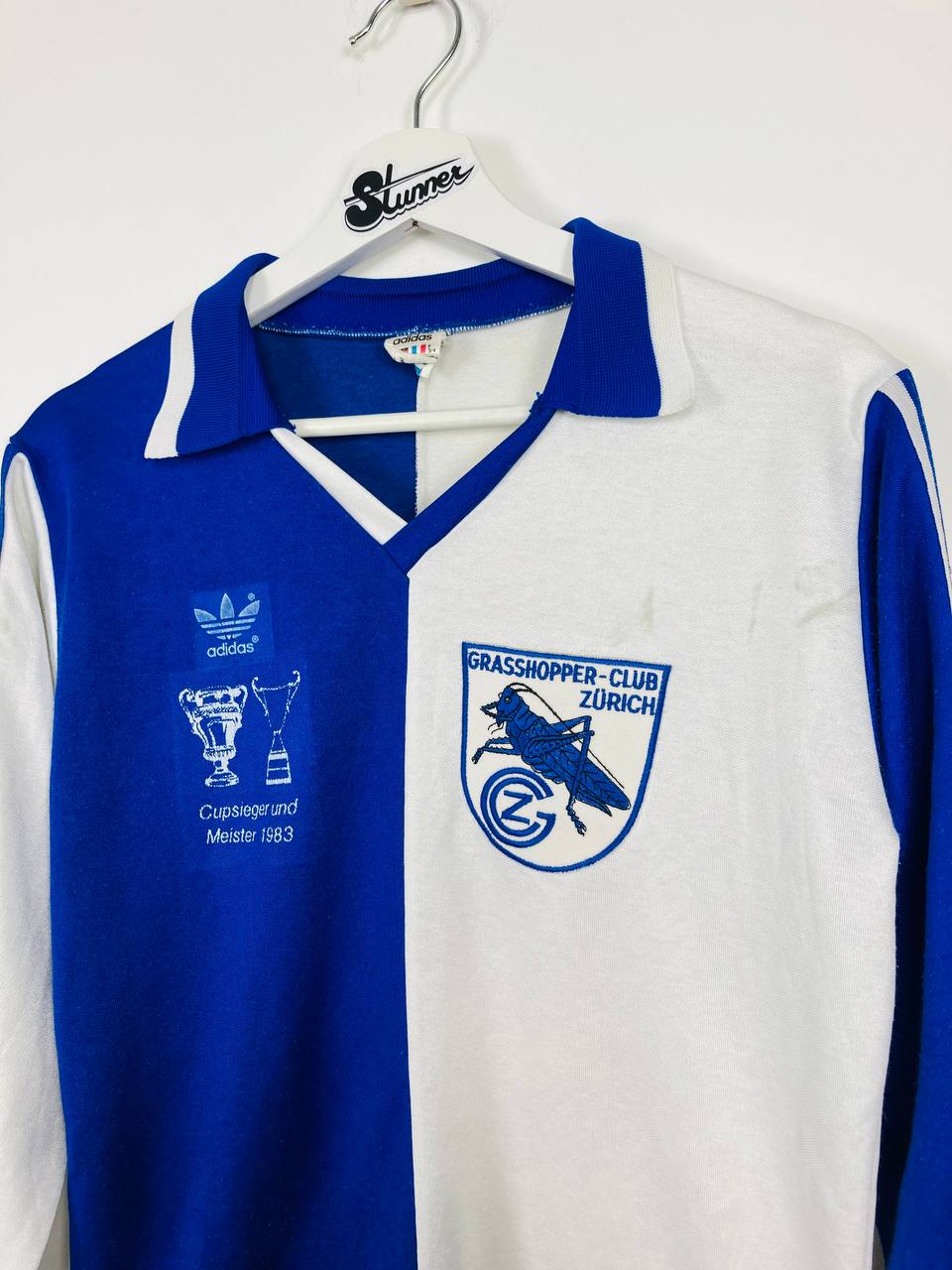 GRASSHOPPERS 1983/1984 HOME SHIRT #11 JARA [MATCH WORN] [L/S]