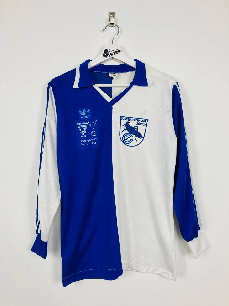 GRASSHOPPERS 1983/1984 HOME SHIRT #11 JARA [MATCH WORN] [L/S]