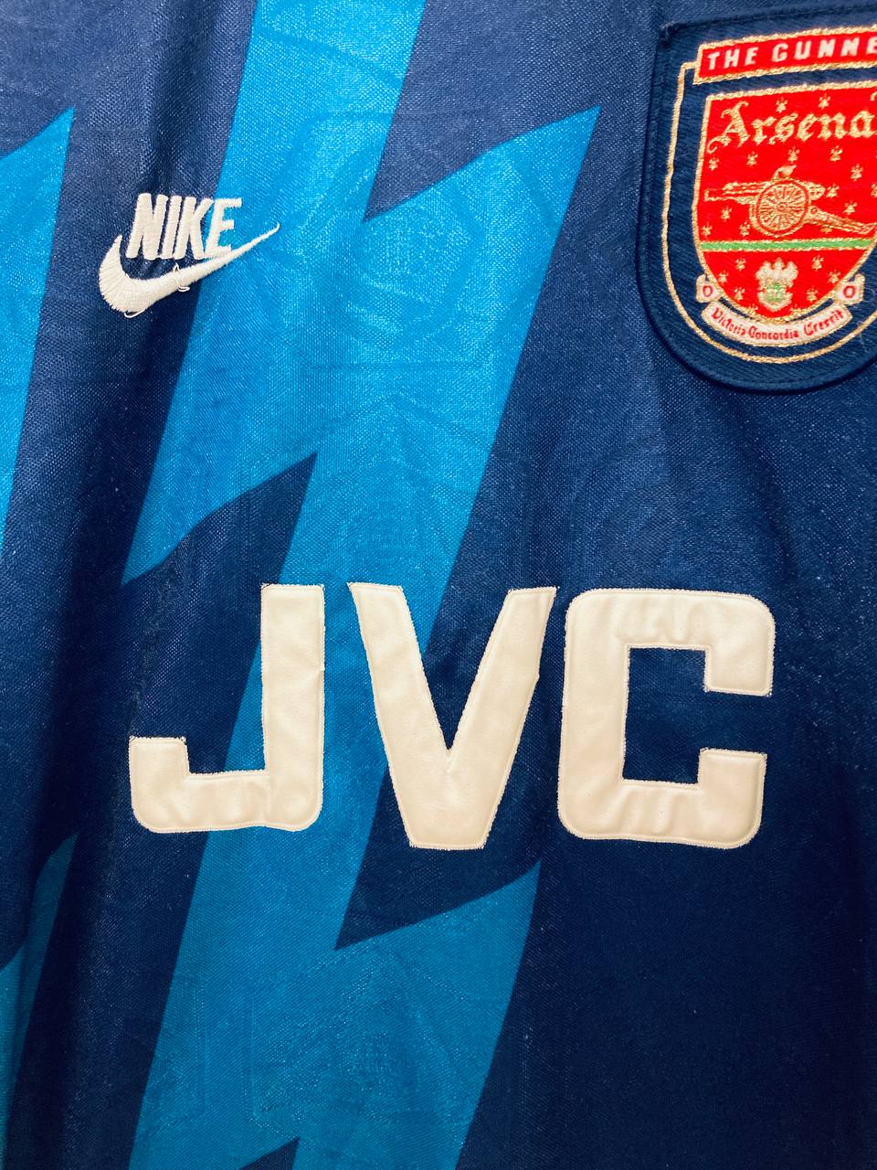 ARSENAL 1995/1996 *ROUND NECK* AWAY SHIRT #8 WRIGHT
