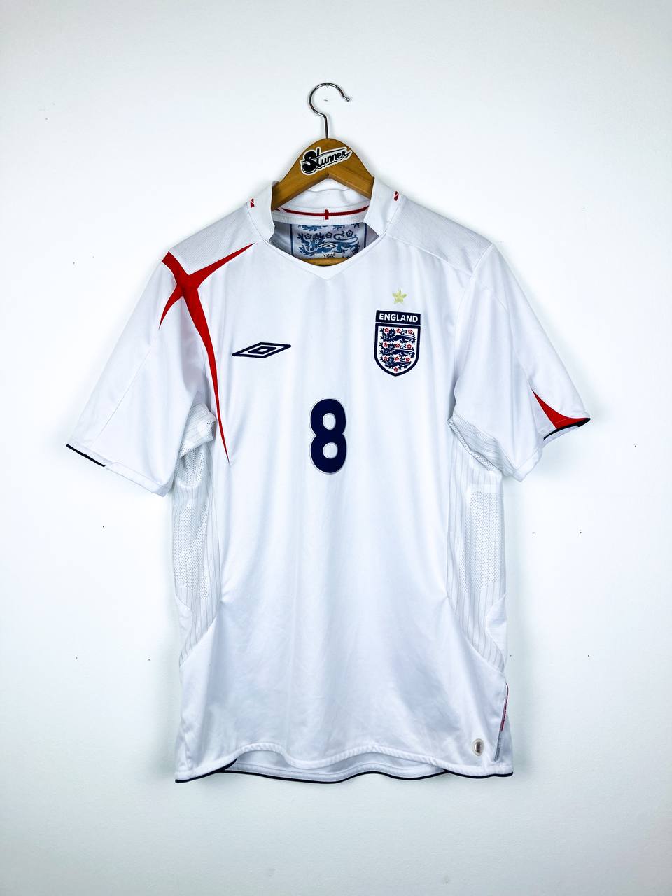 ENGLAND 2005/2007 HOME SHIRT #8 LAMPARD