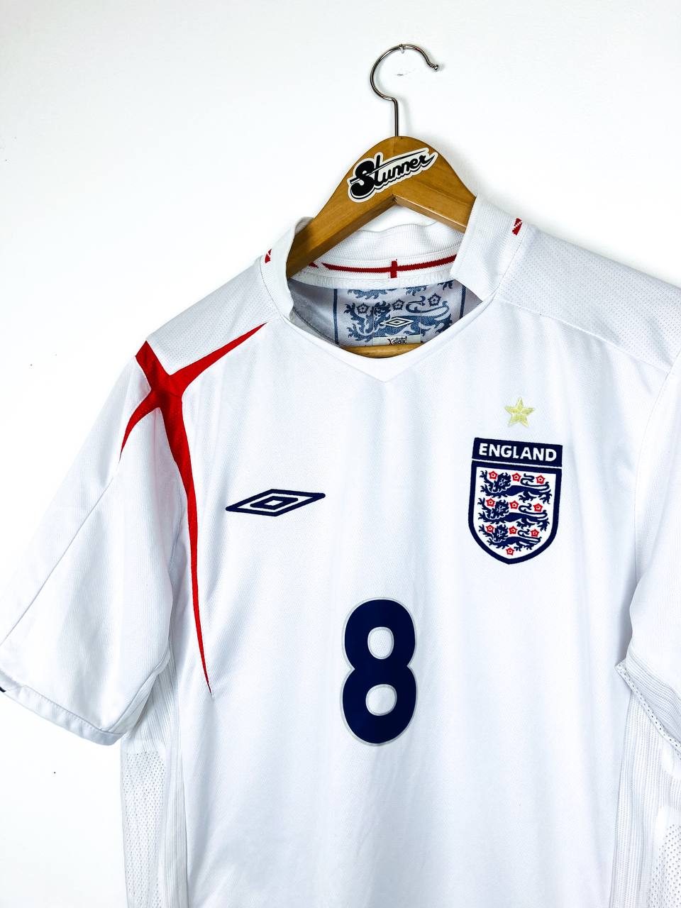 ENGLAND 2005/2007 HOME SHIRT #8 LAMPARD