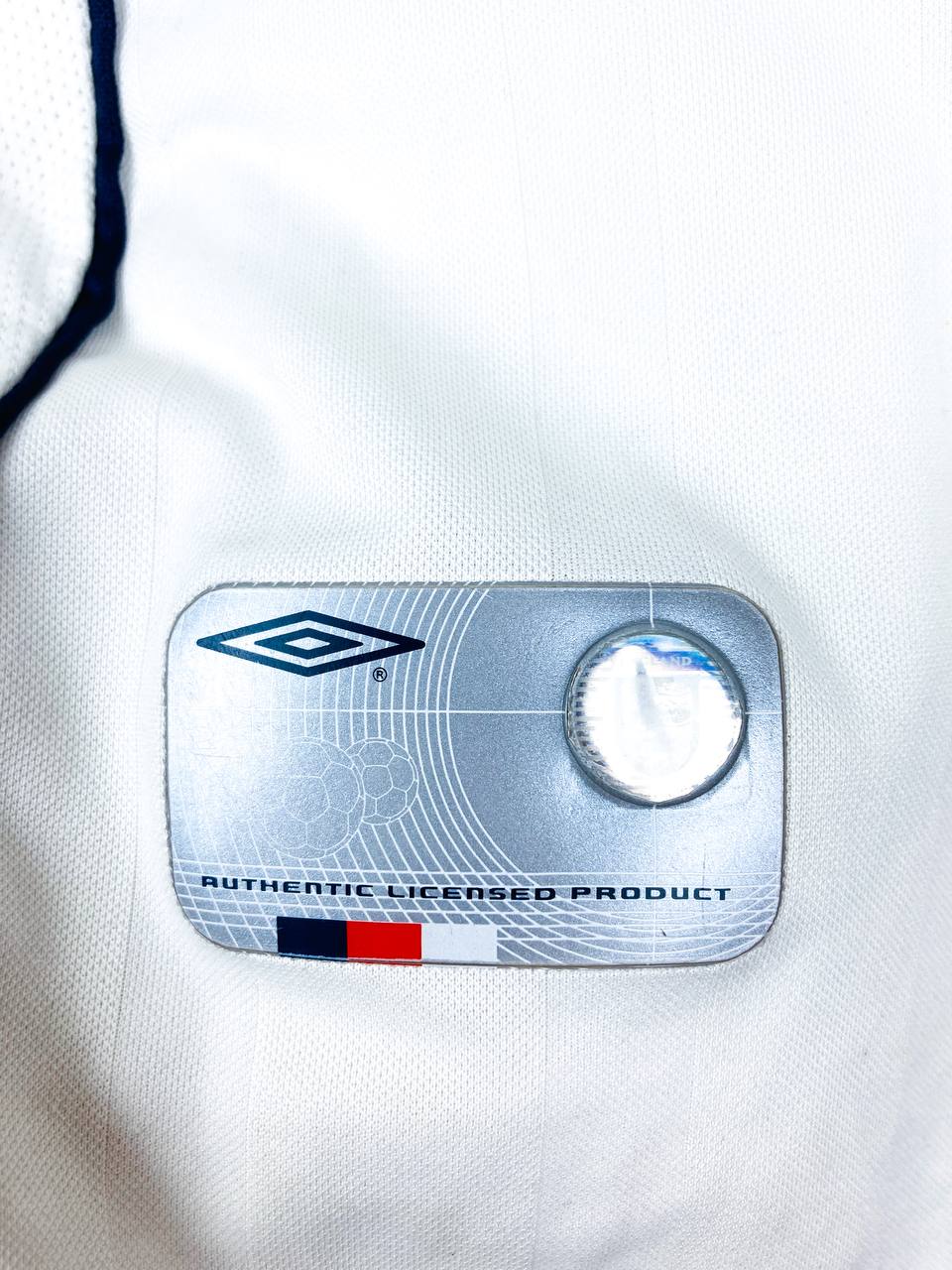 ENGLAND 2001/2003 HOME SHIRT #6 WOODGATE