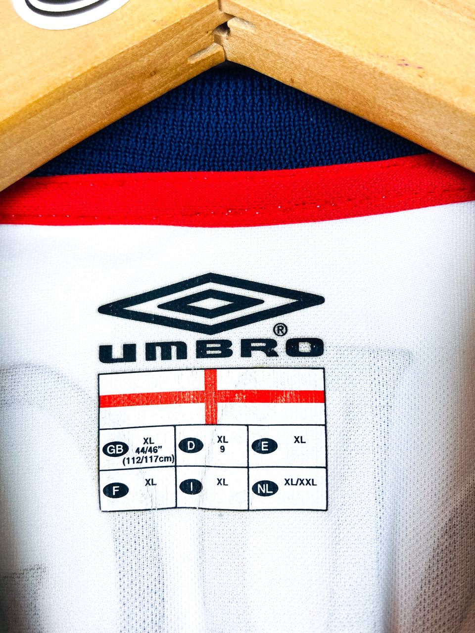 ENGLAND 2001/2003 HOME SHIRT #6 WOODGATE