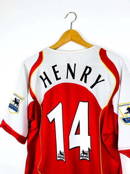 ARSENAL 2004/2005 HOME SHIRT #14 HENRY