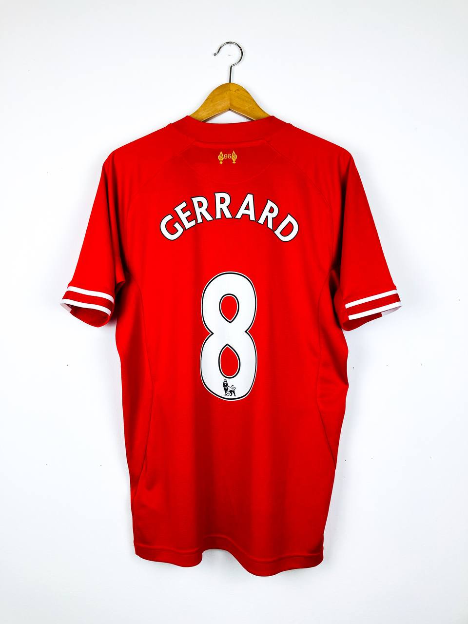 LIVERPOOL 2013/2014 HOME SHIRT #8 GERRARD