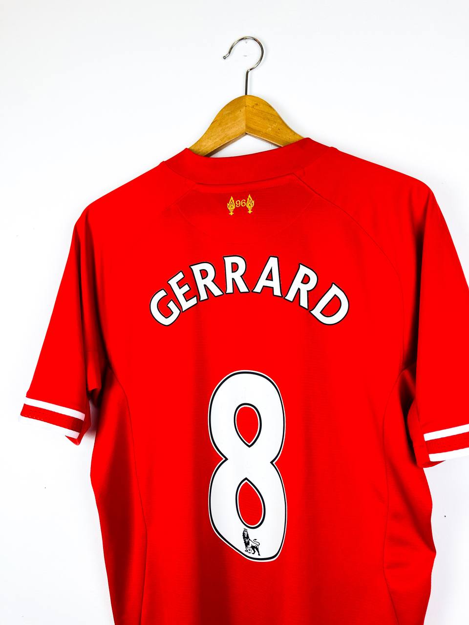 LIVERPOOL 2013/2014 HOME SHIRT #8 GERRARD