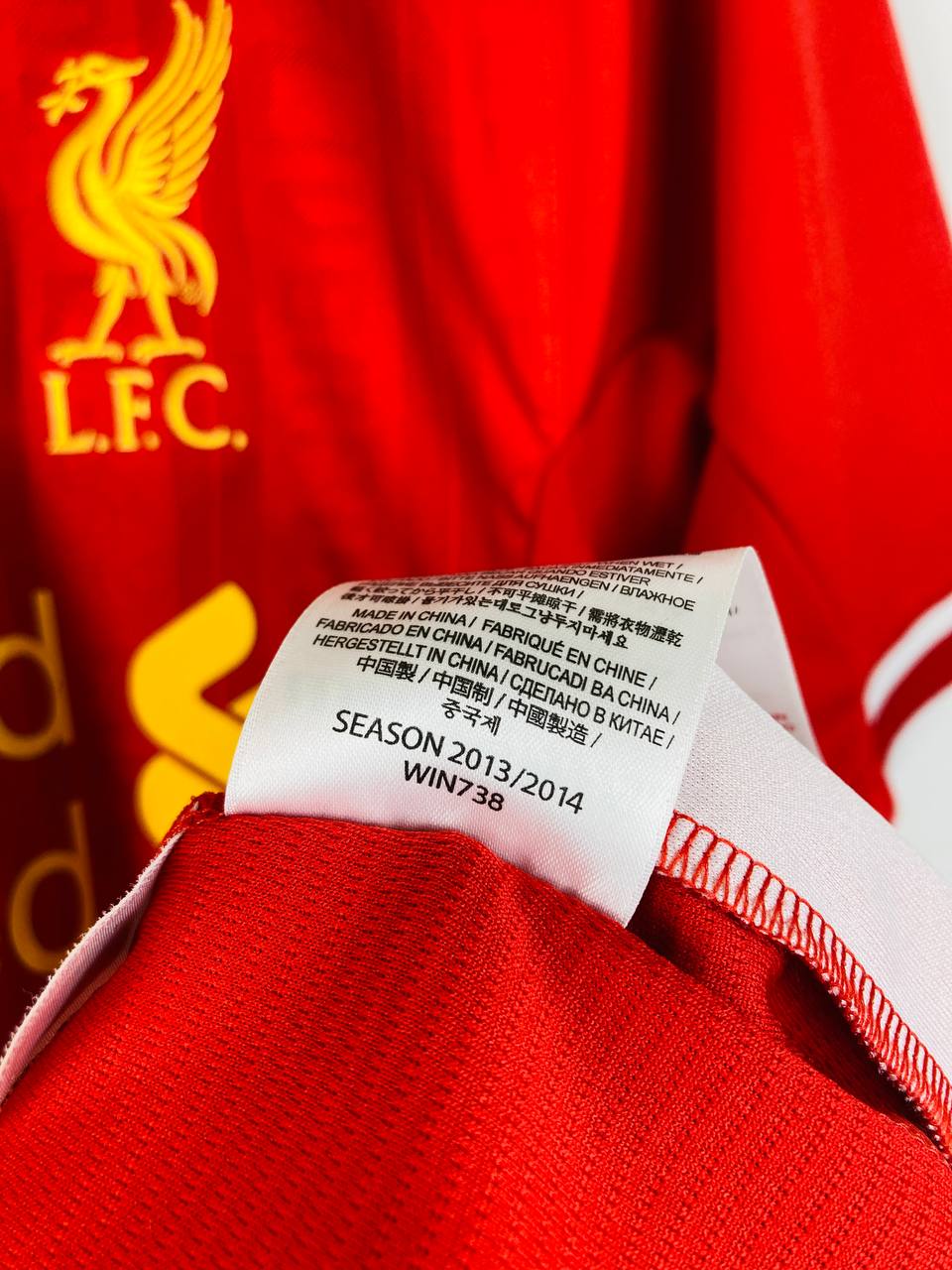 LIVERPOOL 2013/2014 HOME SHIRT #8 GERRARD