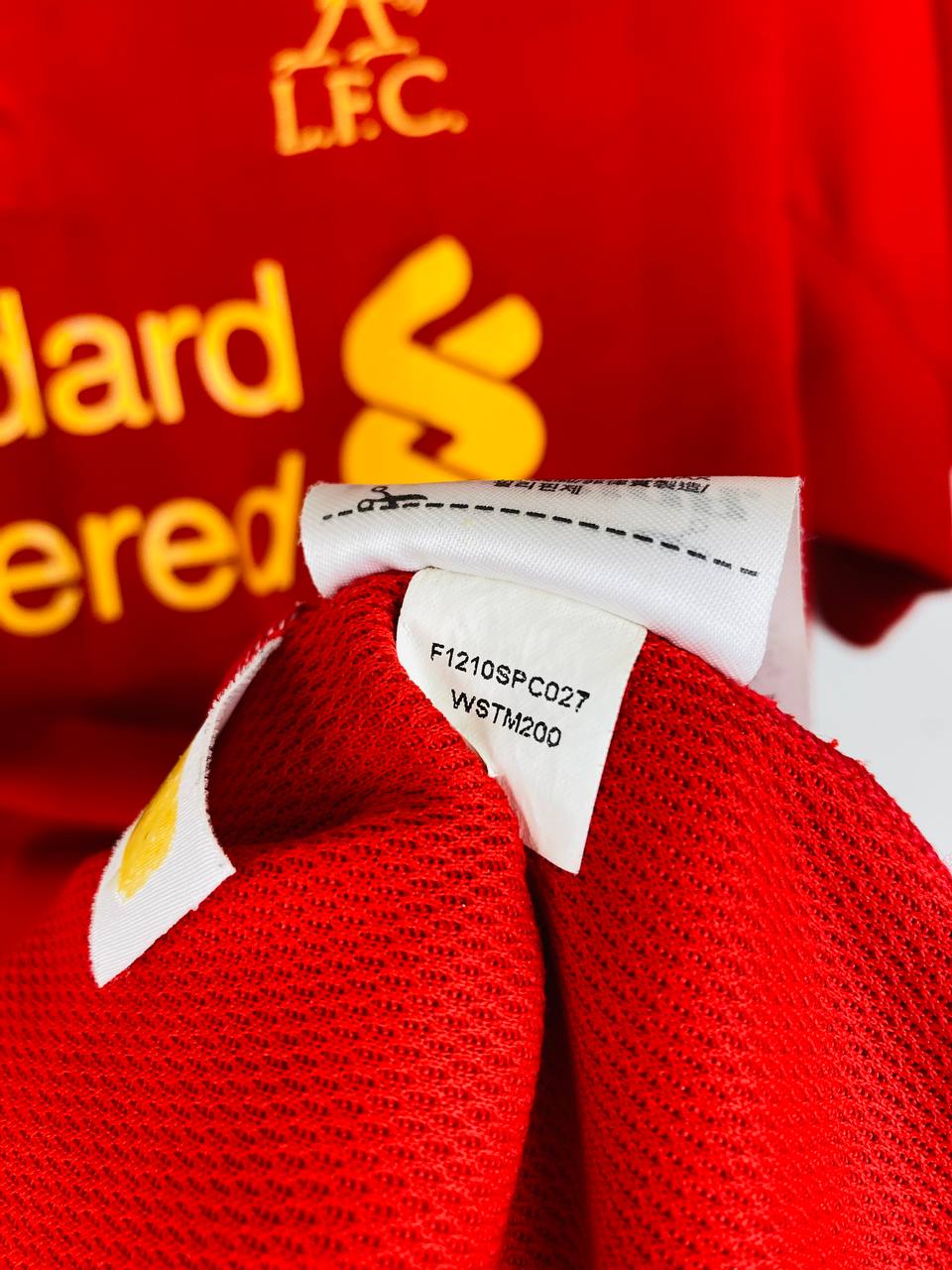 LIVERPOOL 2012/2013 HOME SHIRT #8 GERRARD