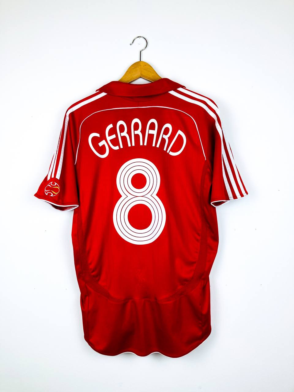 LIVERPOOL 2006/2007 HOME SHIRT #8 GERRARD