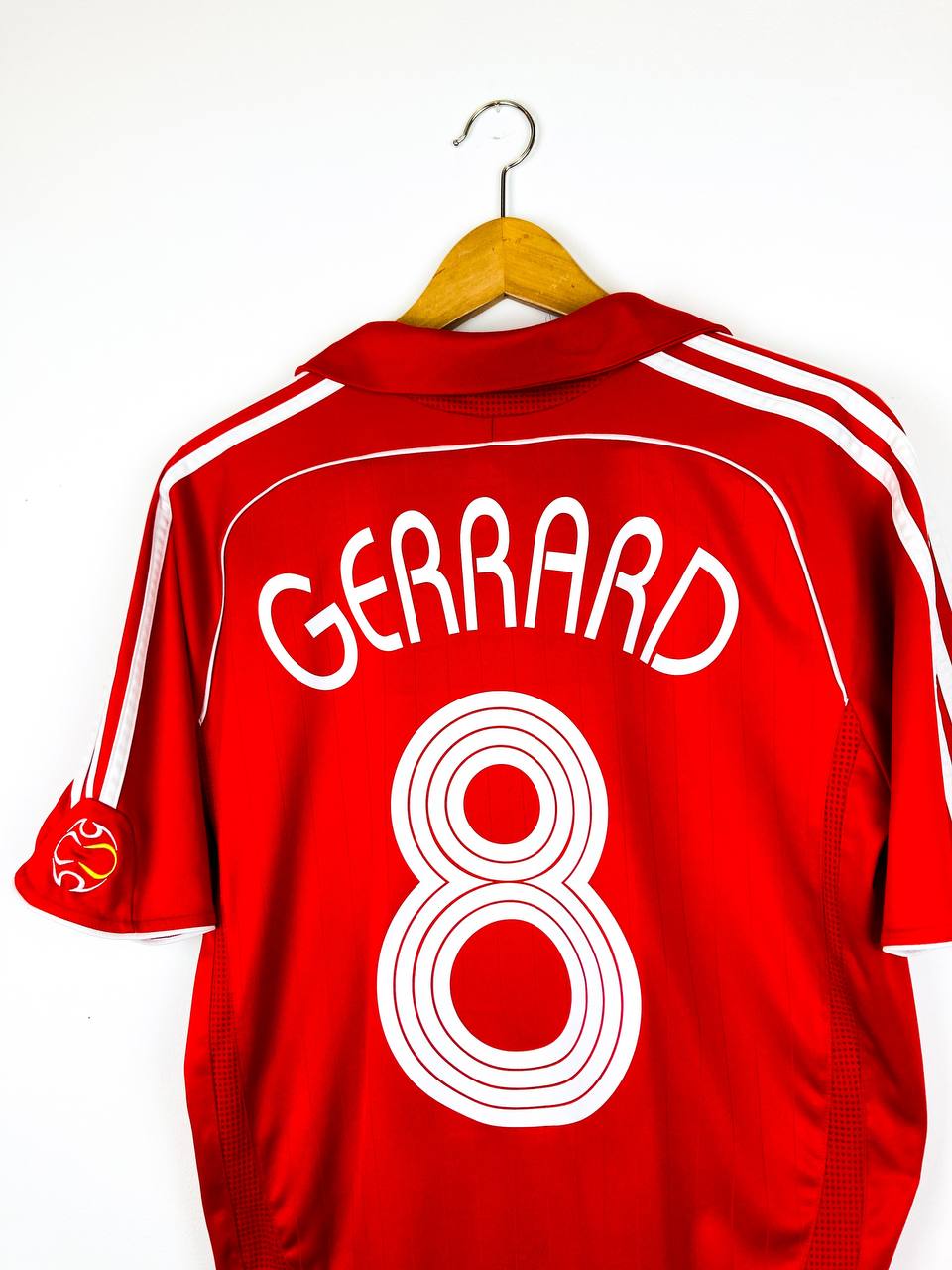 LIVERPOOL 2006/2007 HOME SHIRT #8 GERRARD