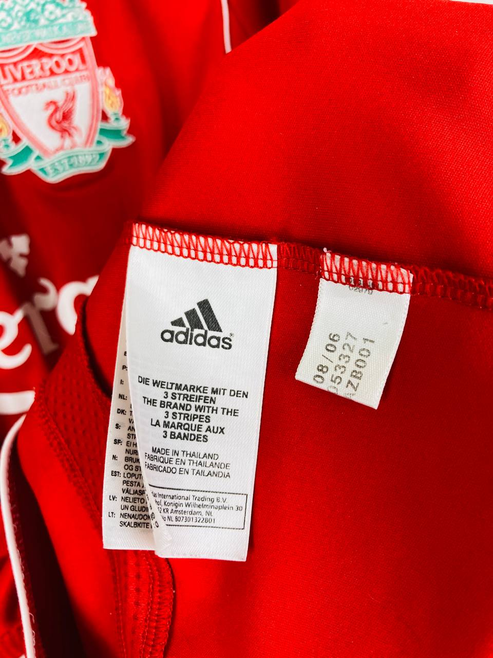 LIVERPOOL 2006/2007 HOME SHIRT #8 GERRARD