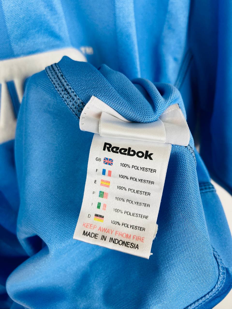 MANCHESTER CITY 2003/2004 HOME SHIRT #39 ANELKA