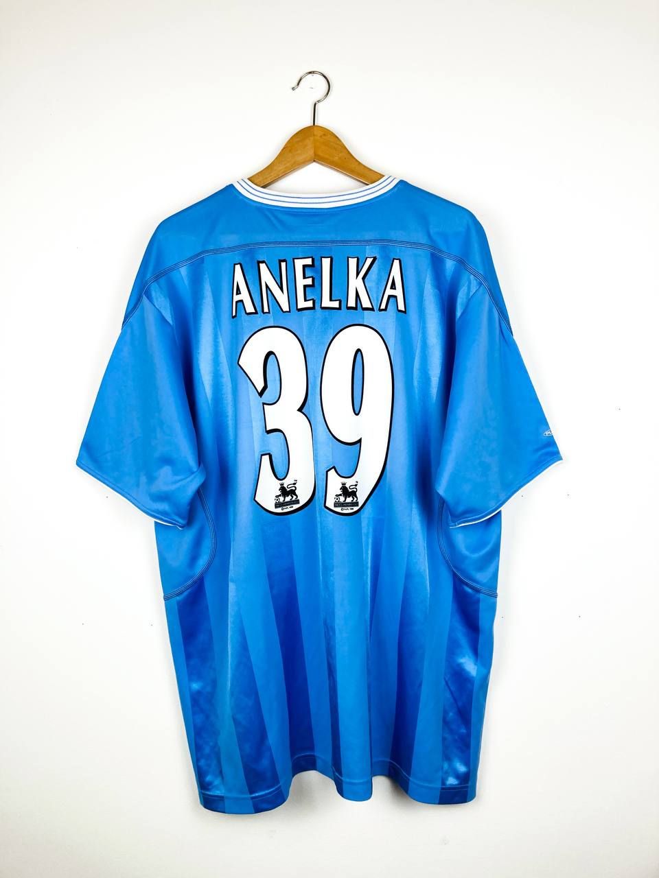 MANCHESTER CITY 2003/2004 HOME SHIRT #39 ANELKA