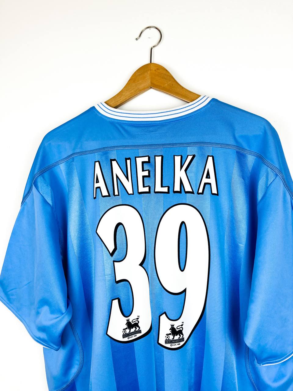 MANCHESTER CITY 2003/2004 HOME SHIRT #39 ANELKA