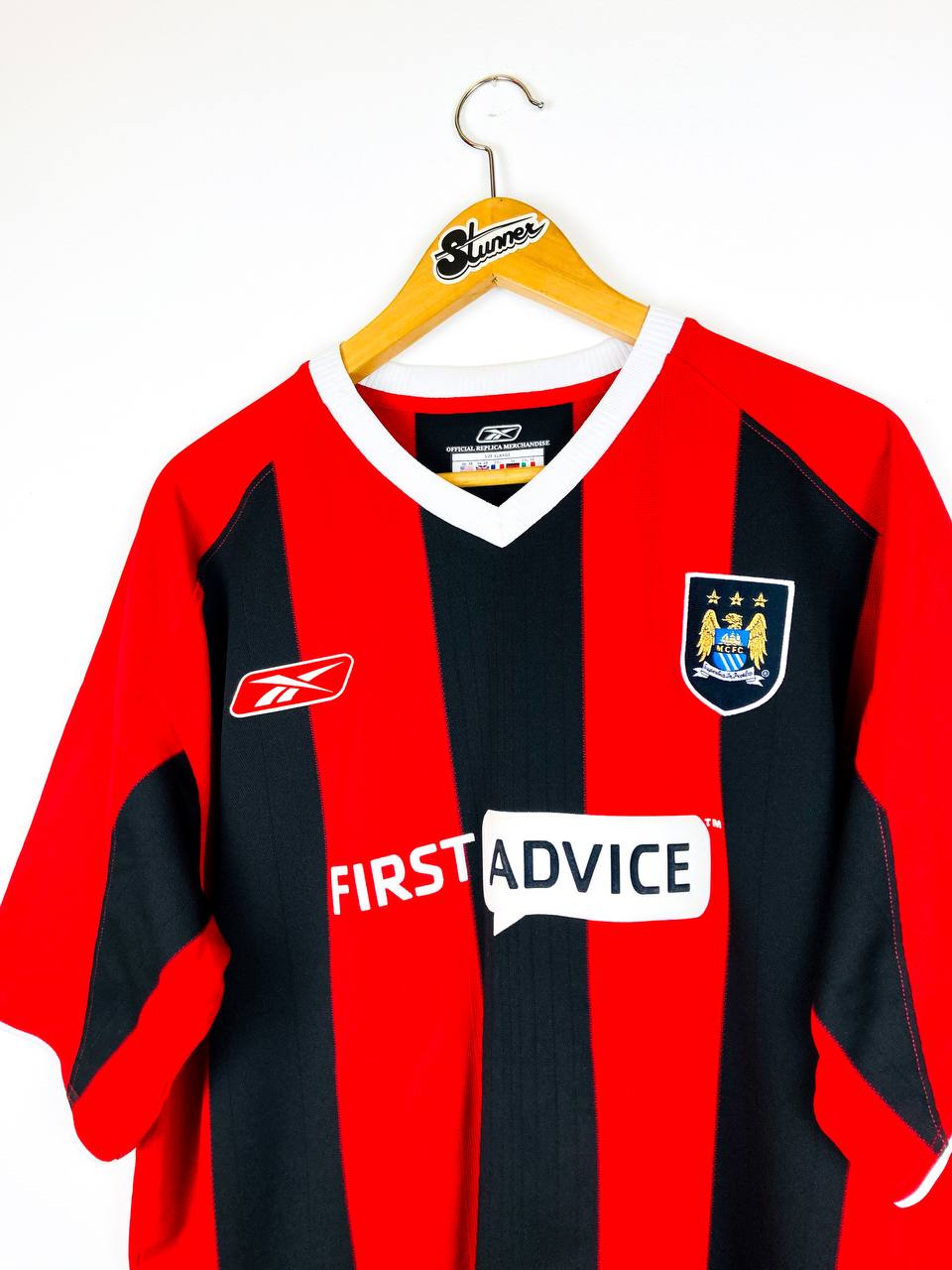 MANCHESTER CITY 2003/2004 AWAY SHIRT #17 SUN