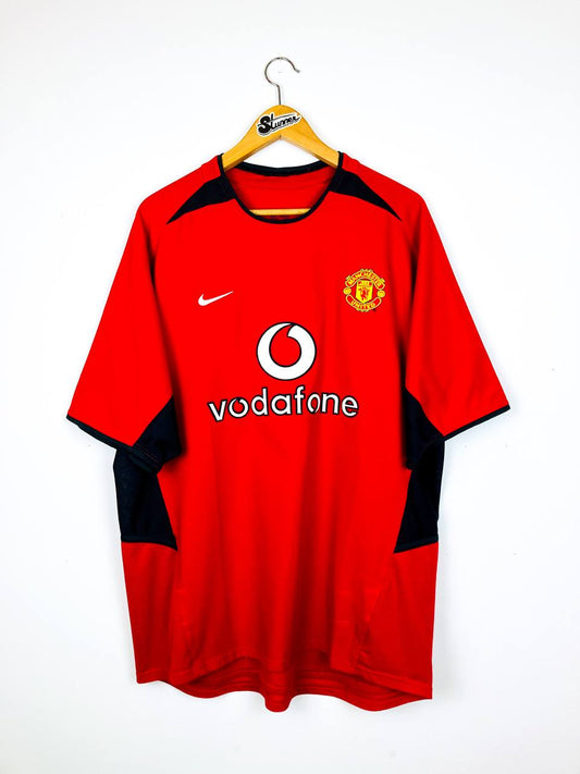 MANCHESTER UNITED 2002/2004 HOME SHIRT #7 RONALDO