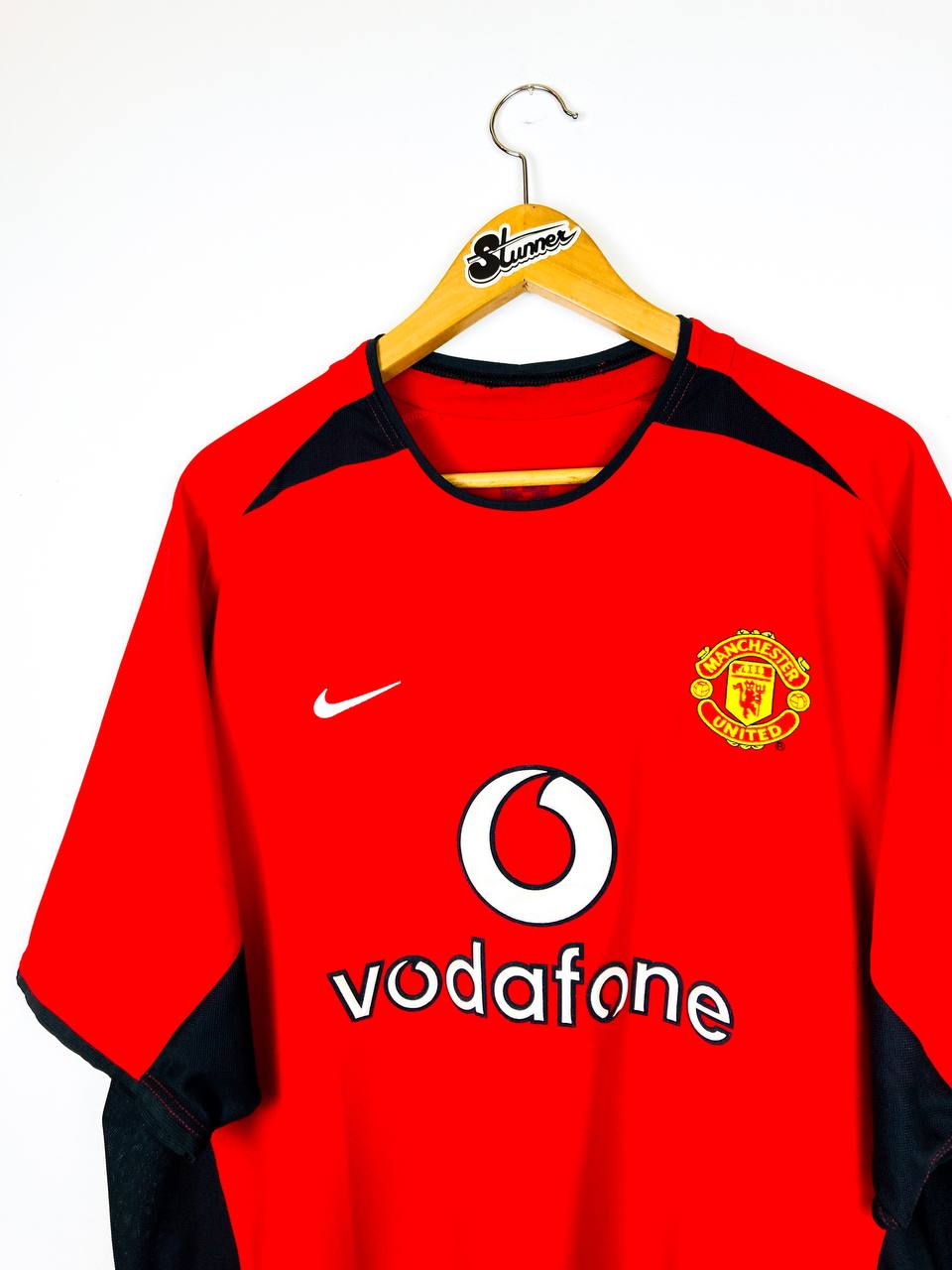MANCHESTER UNITED 2002/2004 HOME SHIRT #7 RONALDO