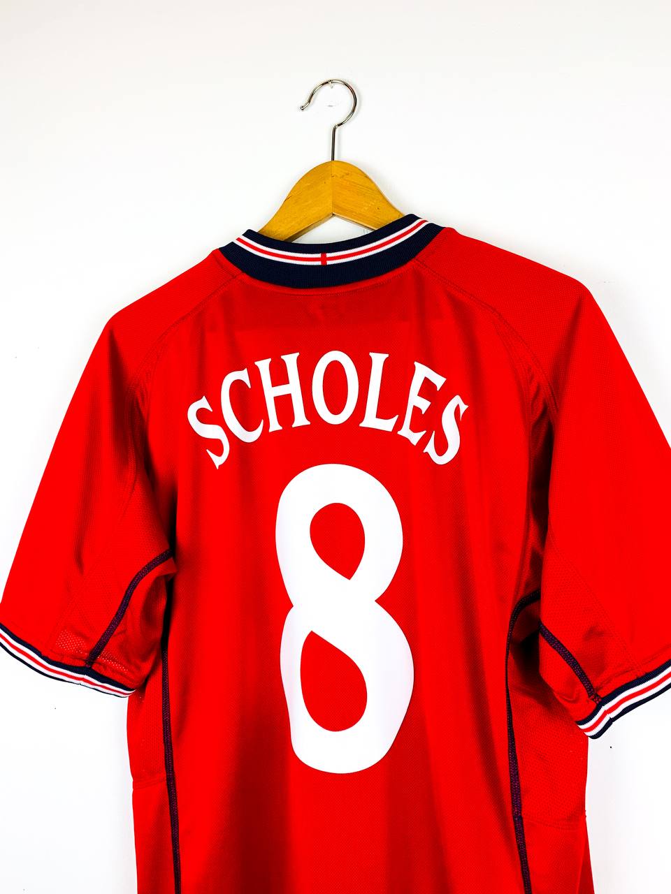 ENGLAND 2002/2004 AWAY *REVERSIBLE* SHIRT #18 SCHOLES