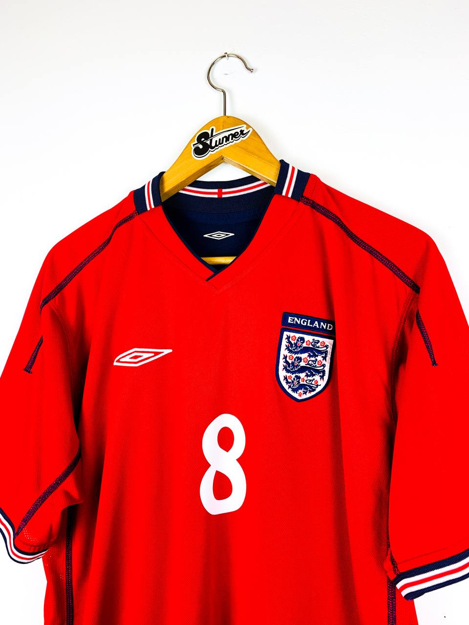 ENGLAND 2002/2004 AWAY *REVERSIBLE* SHIRT #18 SCHOLES