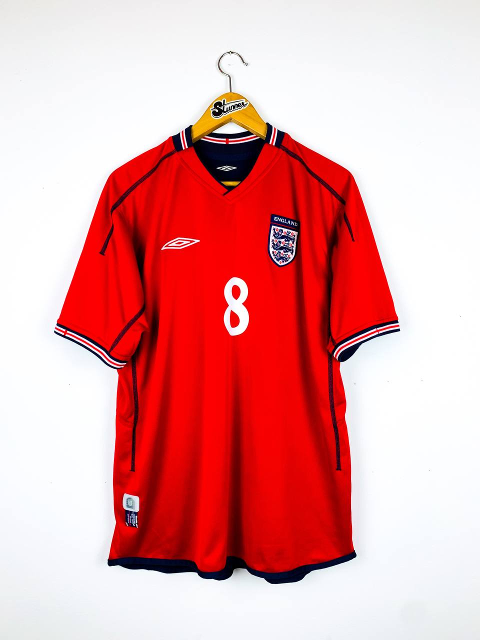 ENGLAND 2002/2004 AWAY *REVERSIBLE* SHIRT #18 SCHOLES