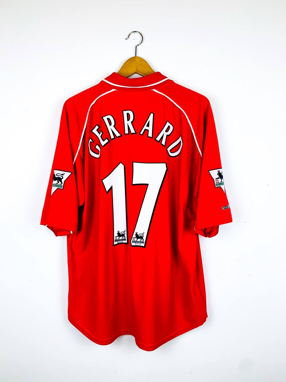 LIVERPOOL 2000/2002 HOME SHIRT #17 GERRARD