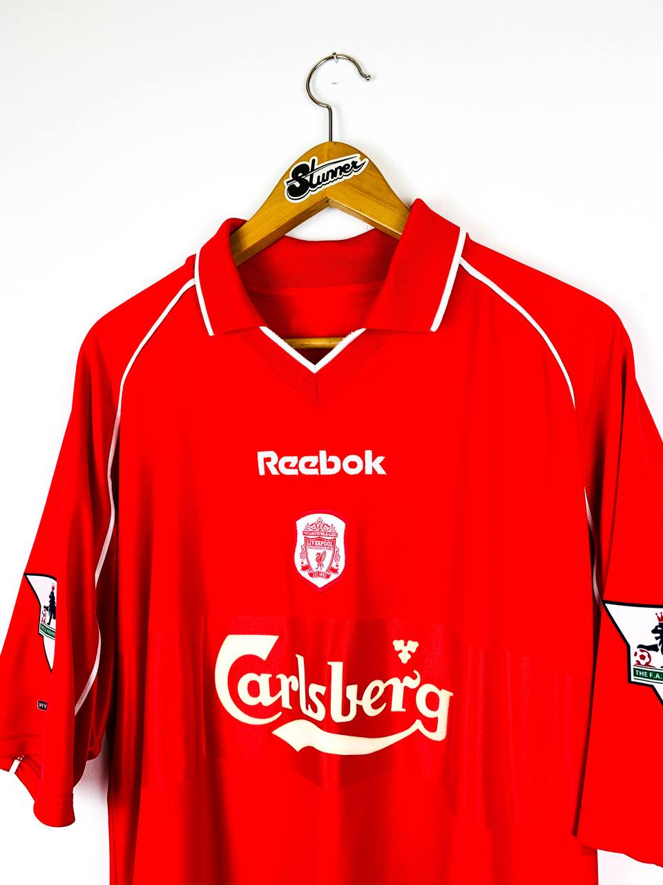 LIVERPOOL 2000/2002 HOME SHIRT #17 GERRARD