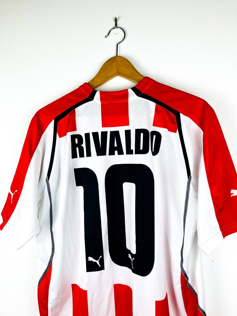 OLYMPIACOS 2005/2006 HOME SHIRT #10 RIVALDO