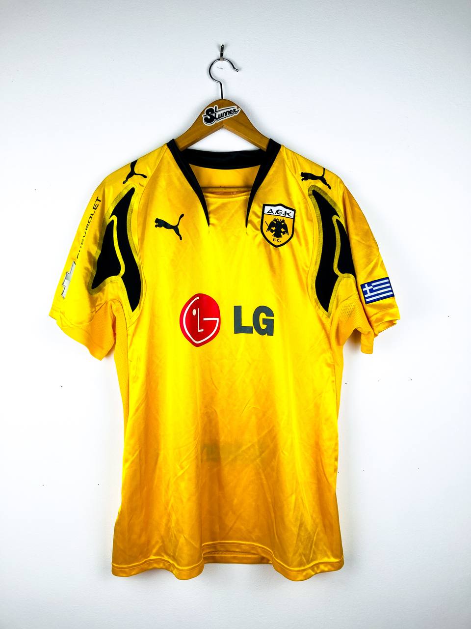 AEK 2007/2008 HOME SHIRT #10 RIVALDO