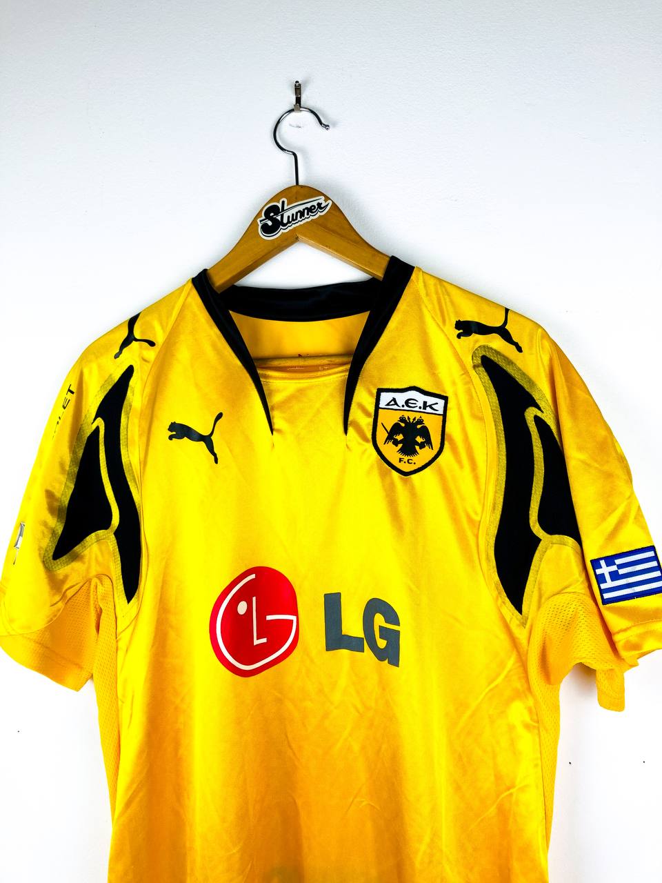 AEK 2007/2008 HOME SHIRT #10 RIVALDO