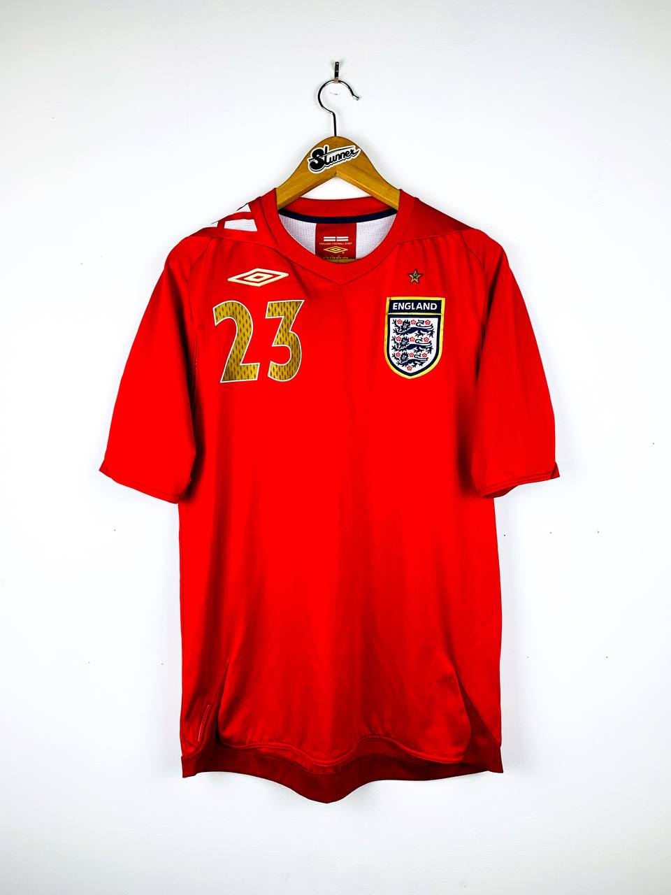ENGLAND 2006/2008 AWAY SHIRT #23 WALCOTT